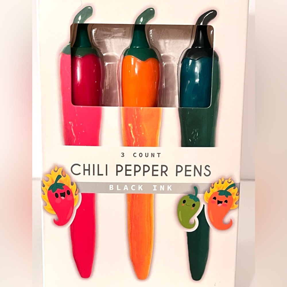 Chili Pepper Pens Set